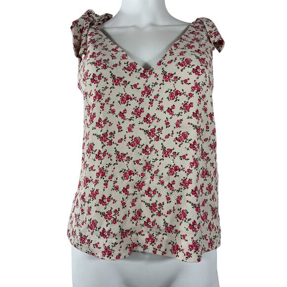 Sezane 'Lara' Pink Viscose Blouse Size 6 - Picture 2 of 4